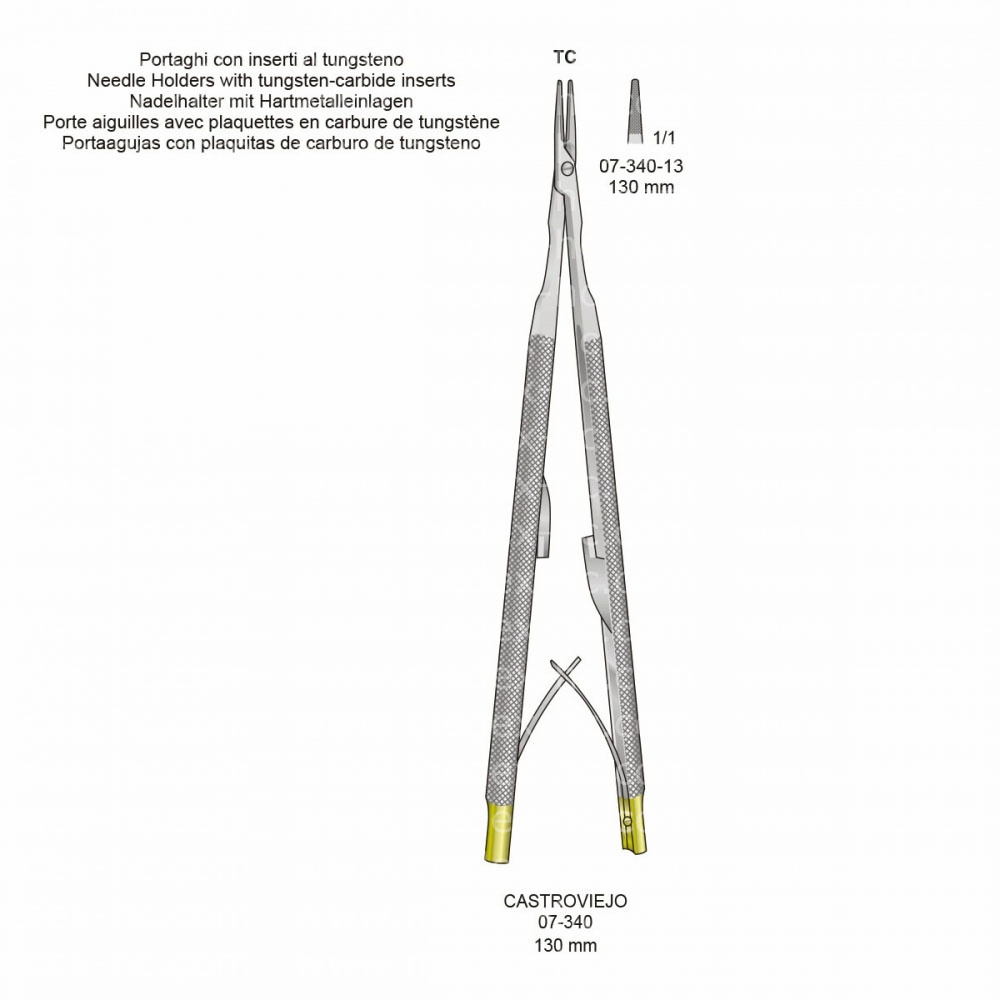 Castroviejo Needle Holders