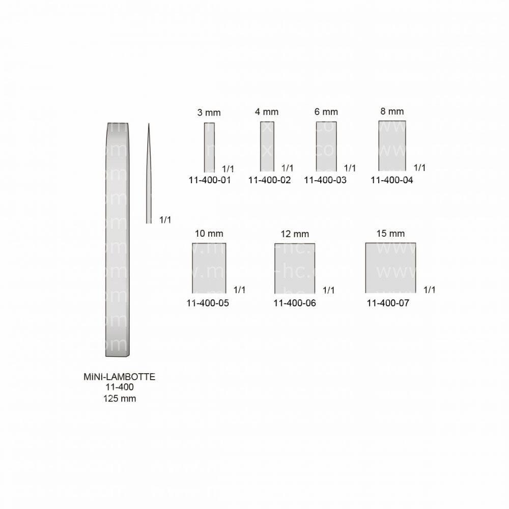 Mini-Lambotte Osteotomes