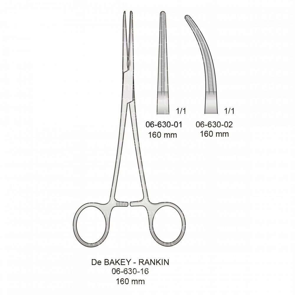 De Bakey - Rankin Atraumatic Vessel Clamps