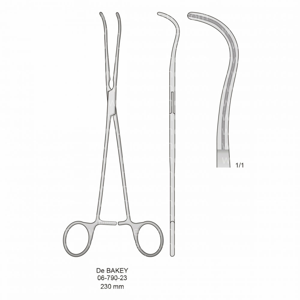 De Bakey Atraumatic Vessel Clamps