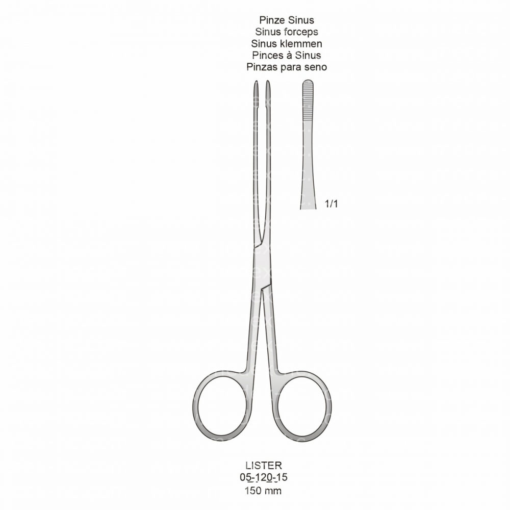 Lister Hemostatic Forceps