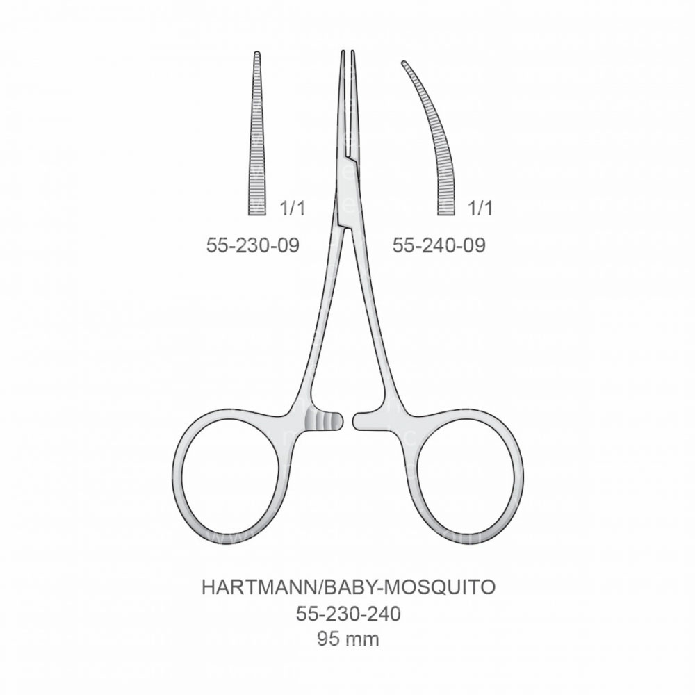 Hartmann/Baby-Mosquito Hemostatic Forceps