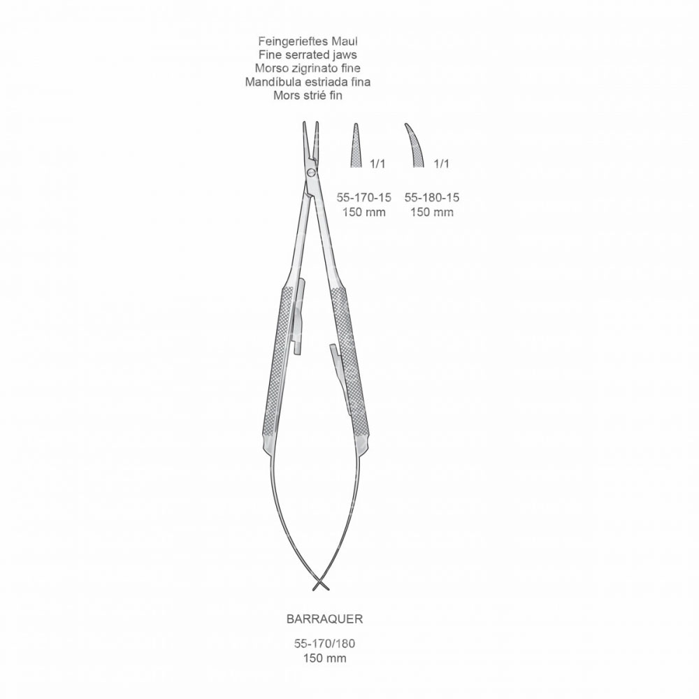 Barraquer Needle Holders