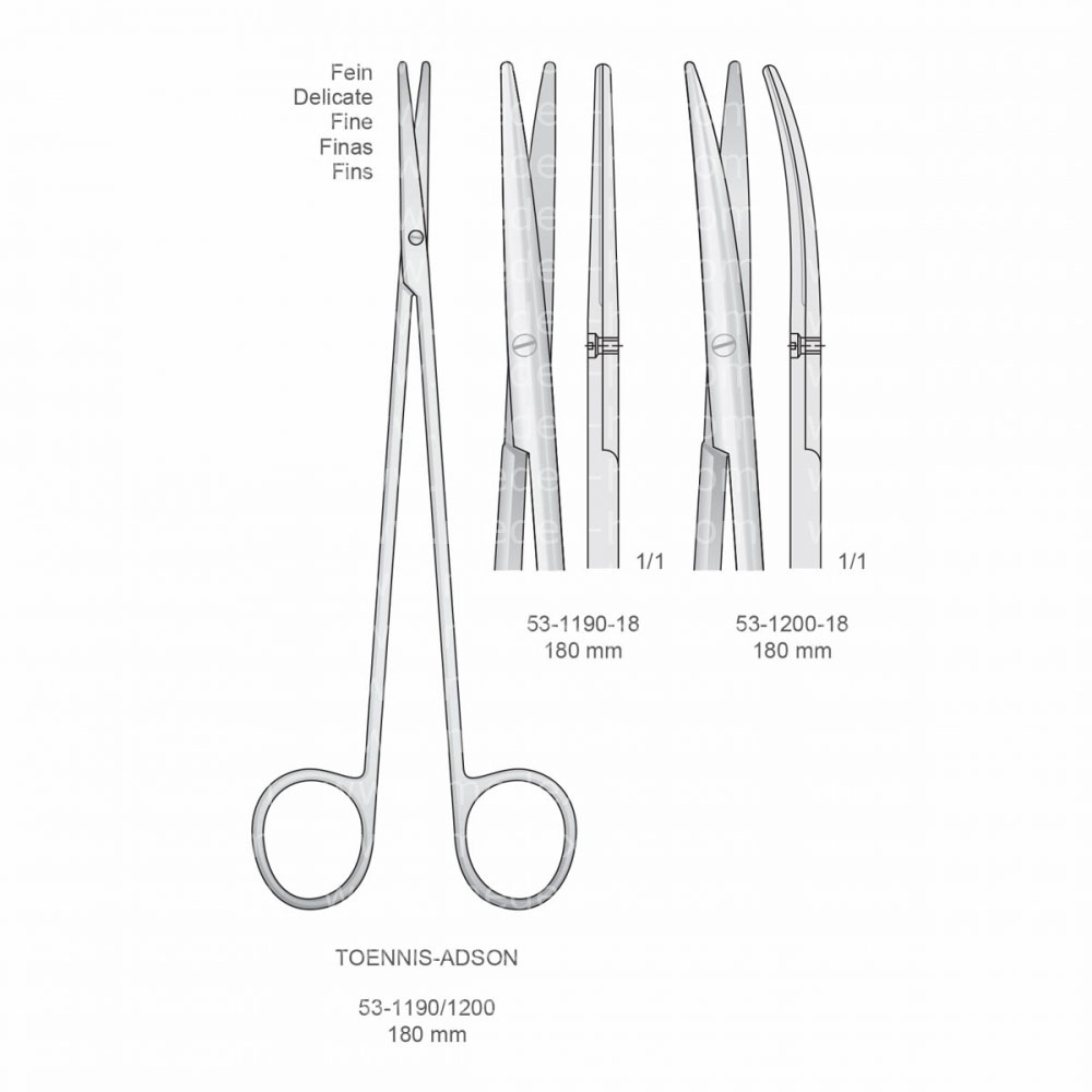 Toennis-Adson Scissors