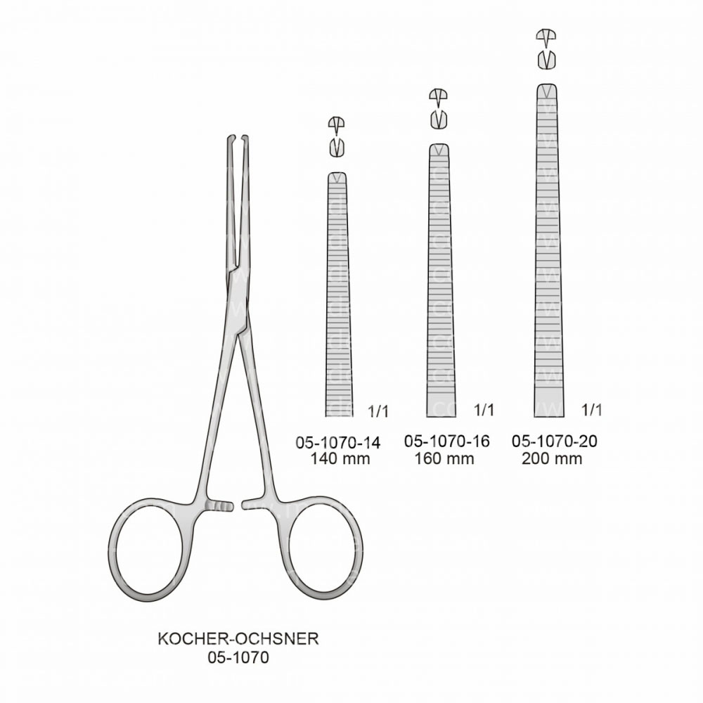 Kocher-Ochsner Hemostatic Forceps