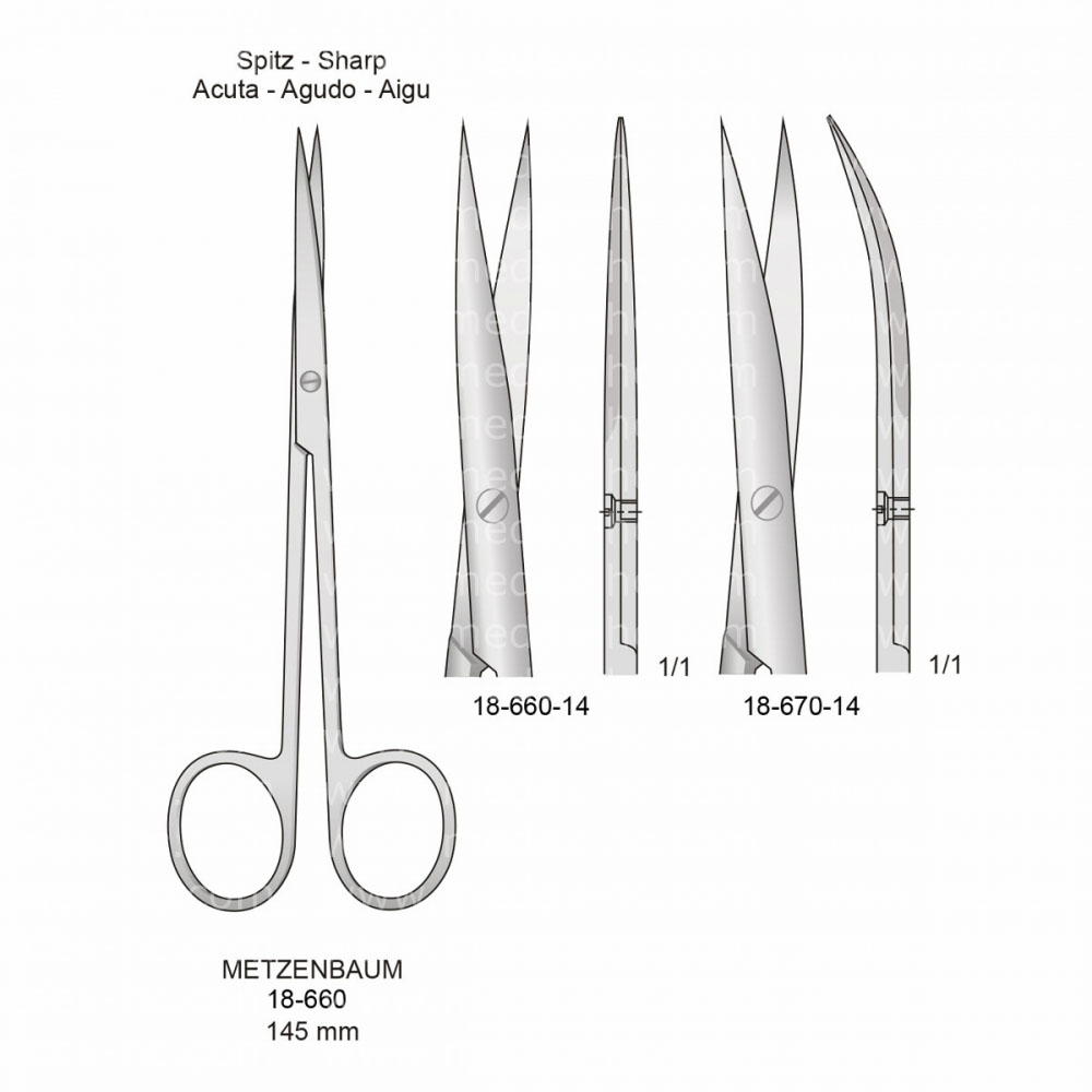 Metzenbaum Operating Scissors