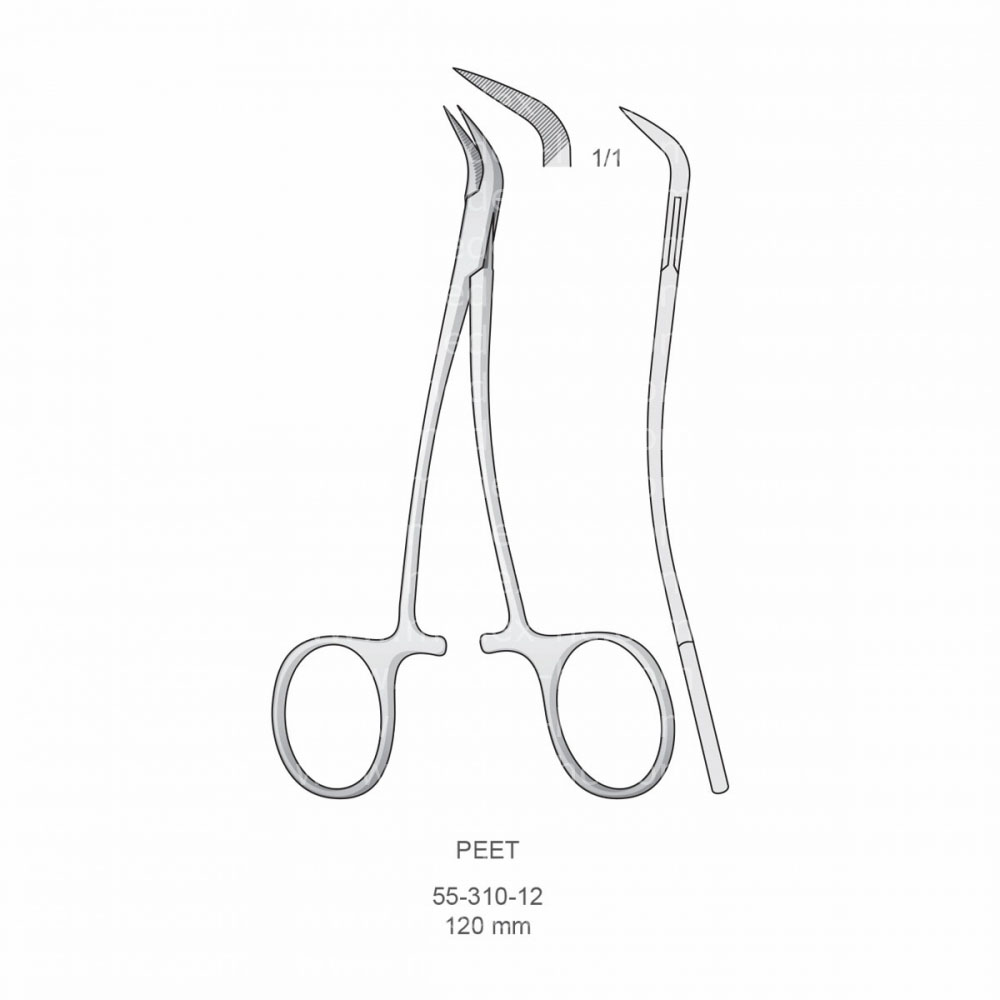 Peet Hemostatic Forceps