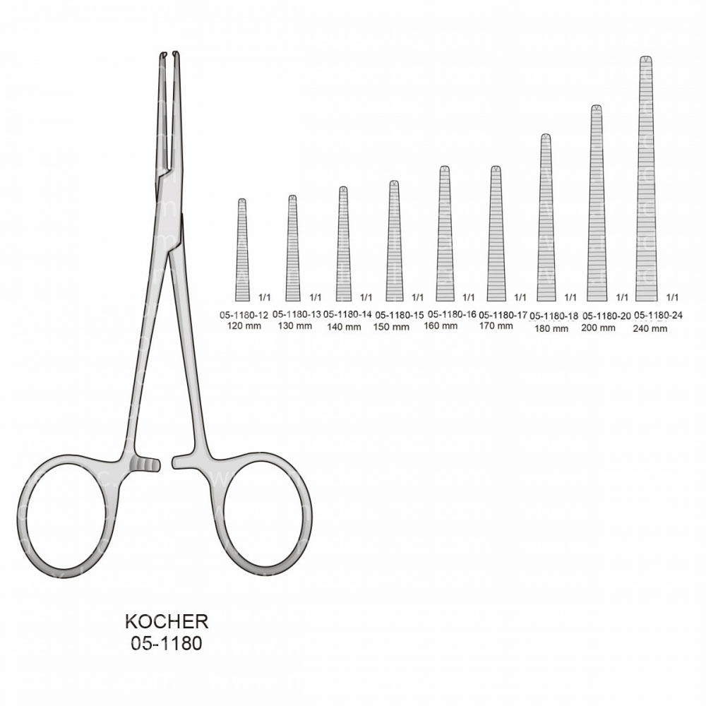 Kocher Hemostatic Forceps