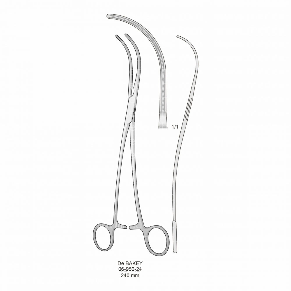 De Bakey Atraumatic Vessel Clamps