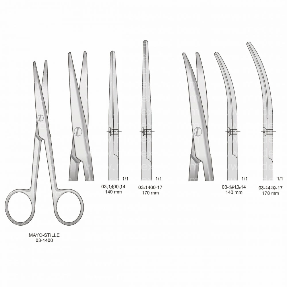 Mayo-Stille Operating Scissors