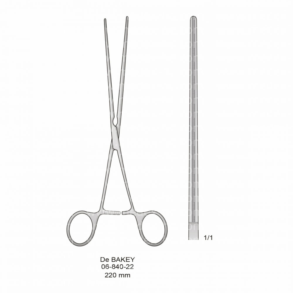 De Bakey Atraumatic Vessel Clamps