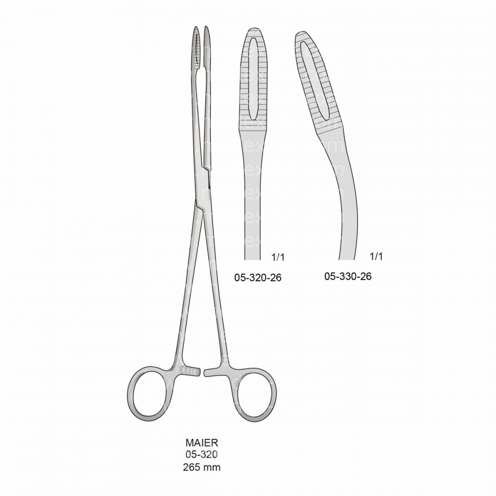 Maier Sponge & Dressing Forceps