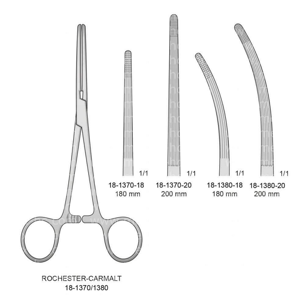 Rochester-Carmalt Sponge and Dressing Forceps