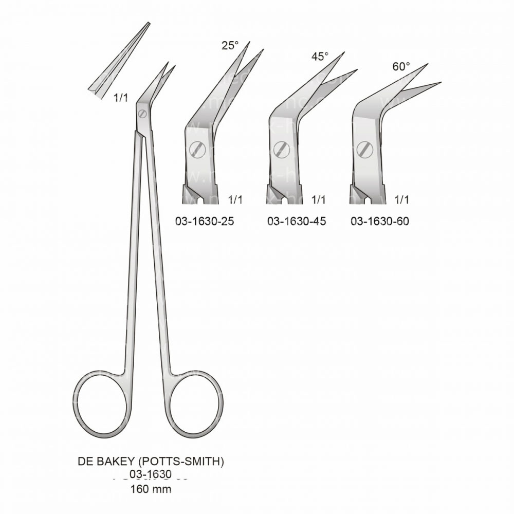 De Bakey (Potts-Smith) Vascular Scissors