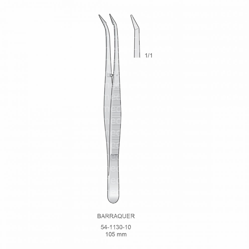 Barraquer Tissue Forceps