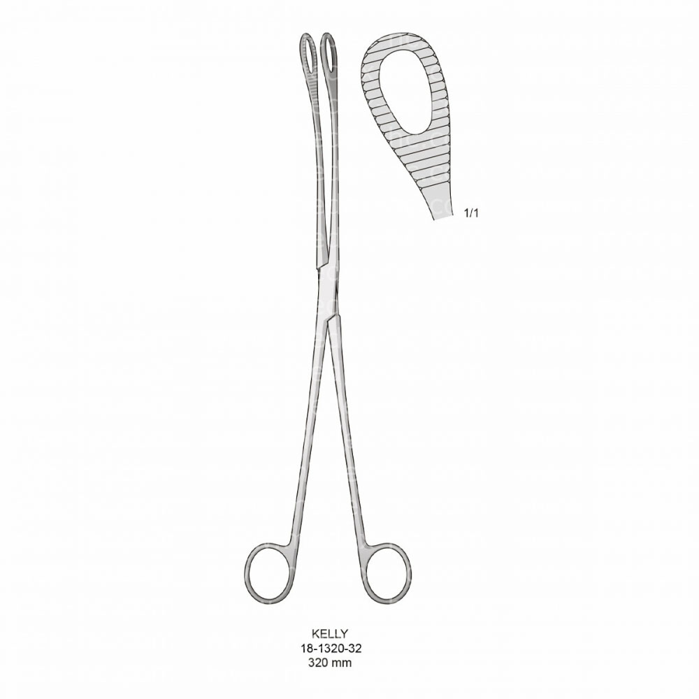 Kelly Sponge and Dressing Forceps