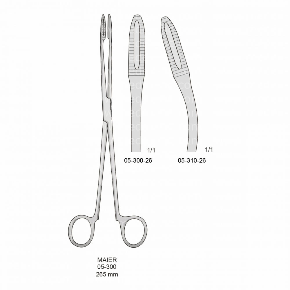 Maier Sponge & Dressing Forceps