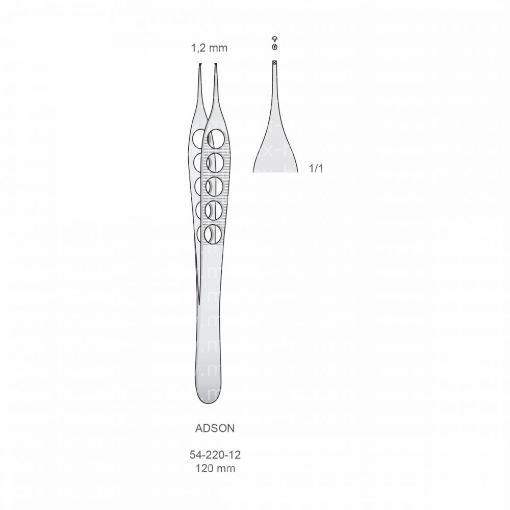 Brown Delicate Forceps