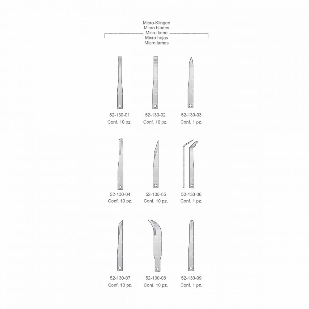 Micro blades  Scalpel Handles - Micro Scalpel Blades