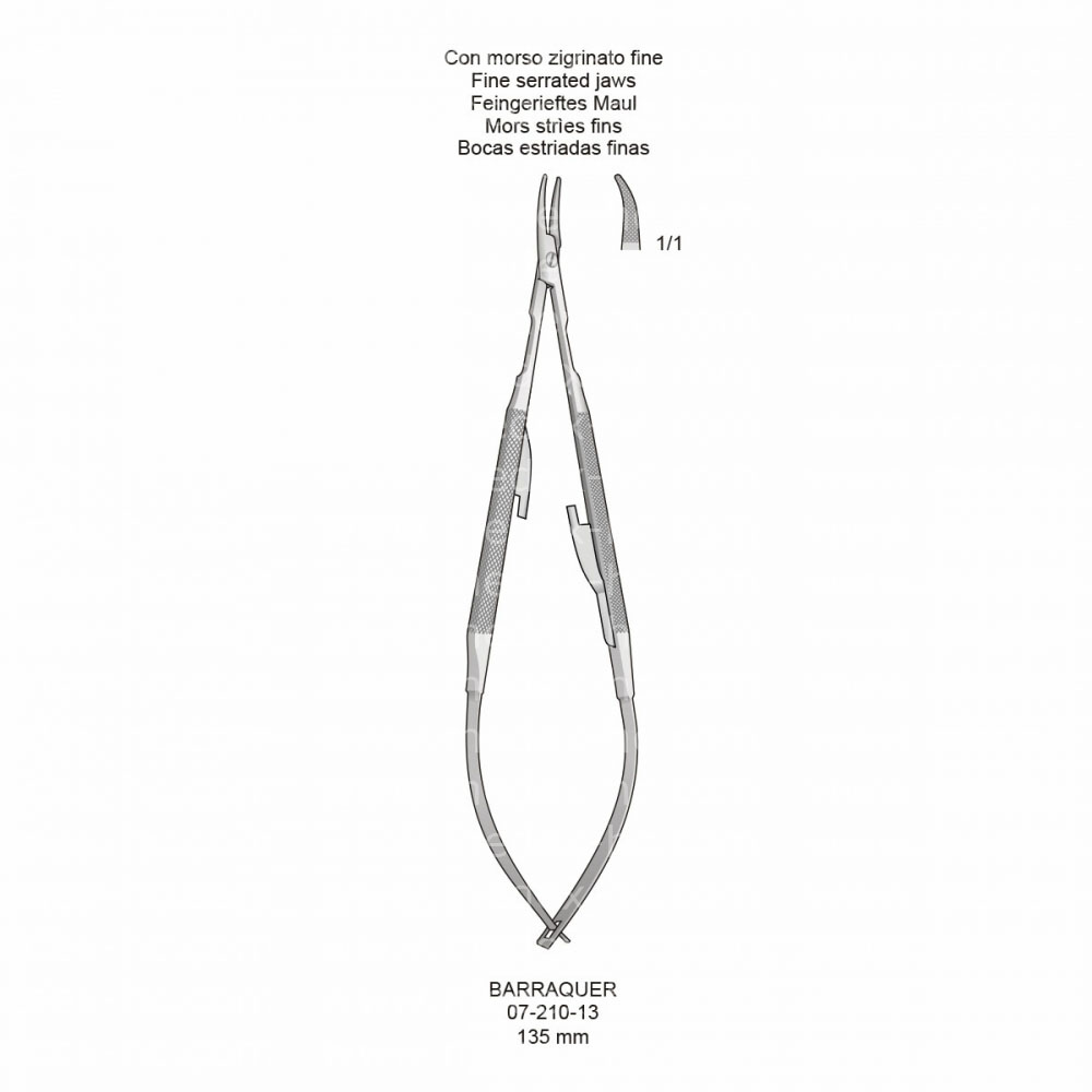 Barraquer Micro Needle Holders