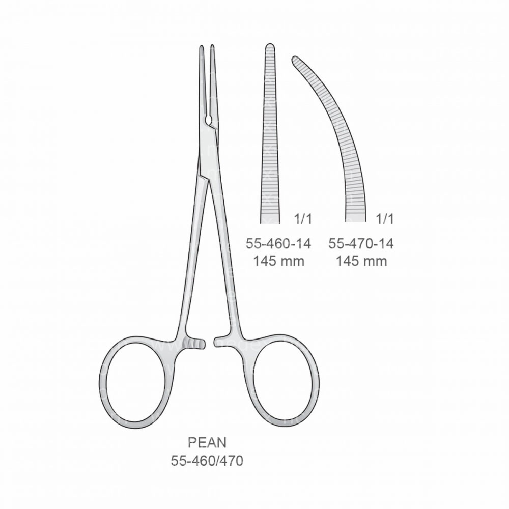 Pean Hemostatic Forceps