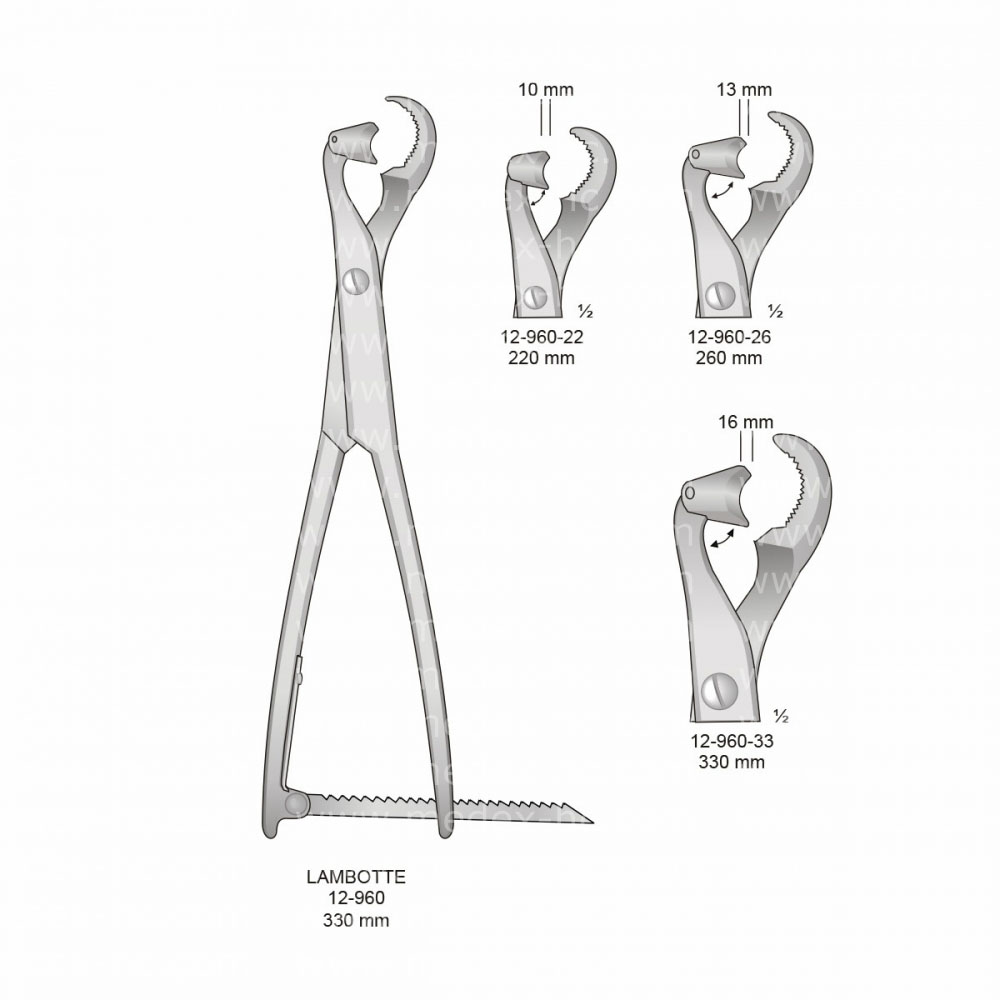 Lambotte Bone Holding Forceps