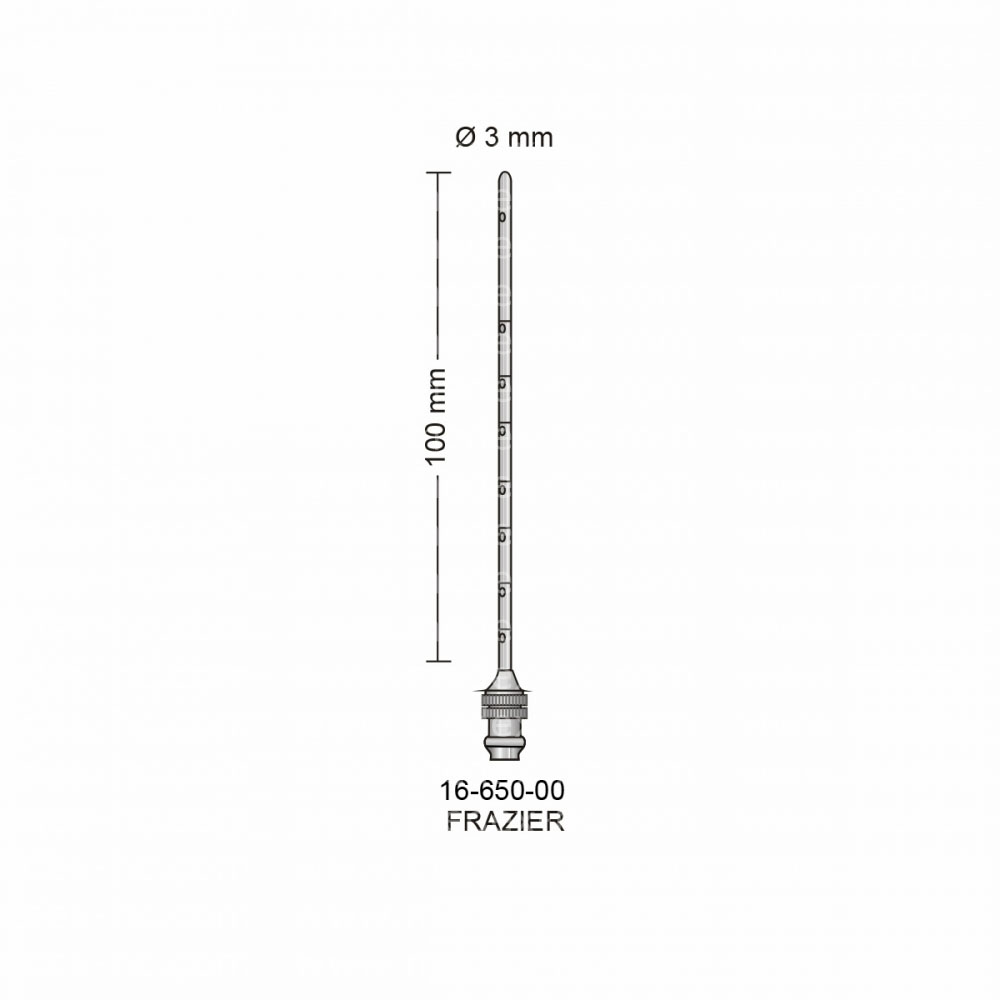 Frazier Suction Tubes