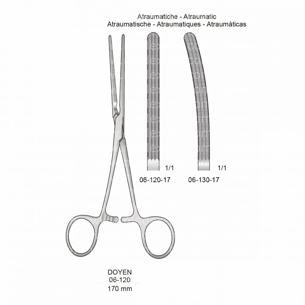 Doyen Intestinal Clamps Soft Elastic