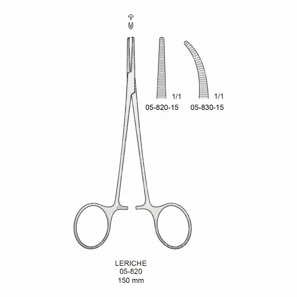 Leriche Hemostatic Forceps