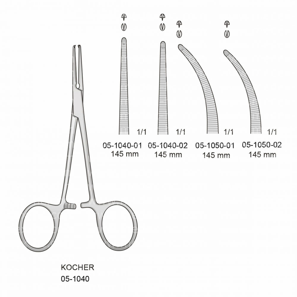 Kocher Hemostatic Forceps