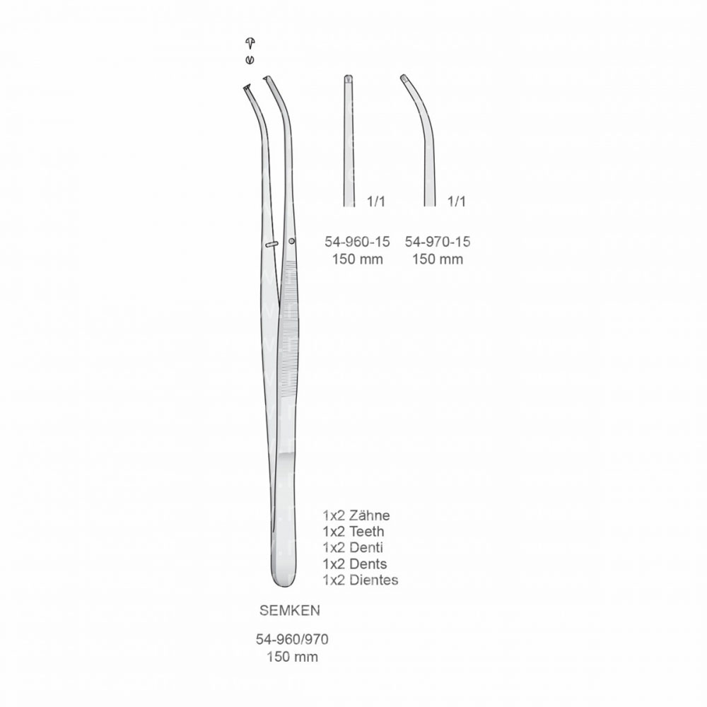 Semken Tissue Forceps