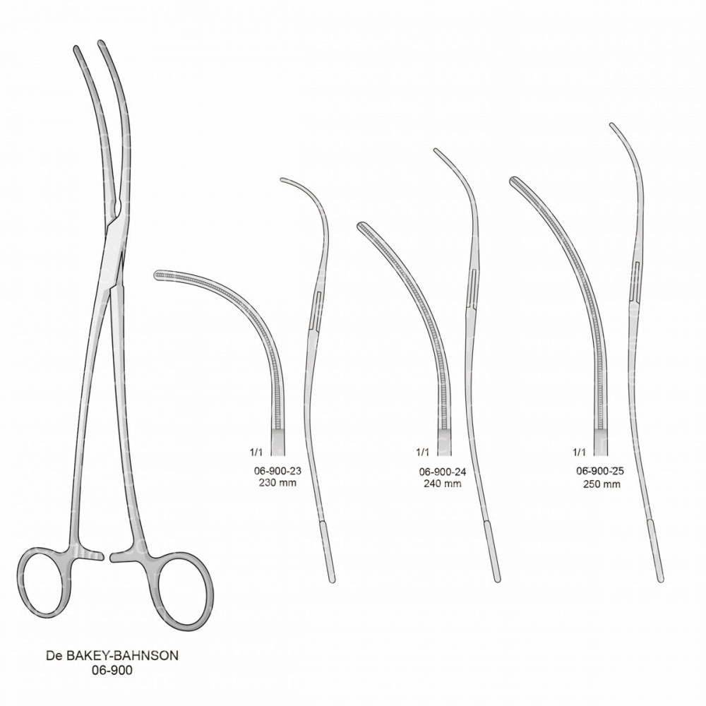 De Bakey-Bahnson Atraumatic Vessel Clamps