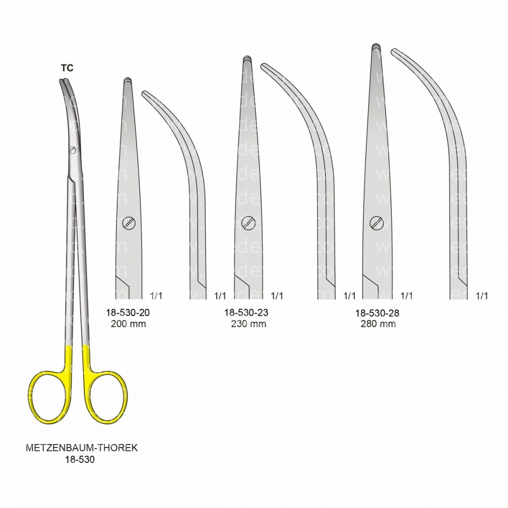 Metzenbaum-Thorek Operating Scissors