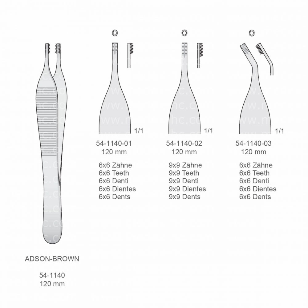 Adson-Brown Tissue Forceps