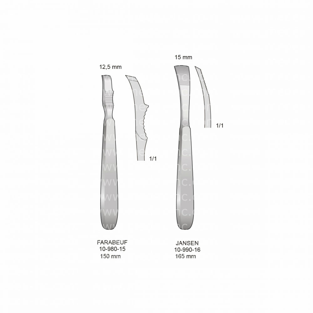Farabeuf Periosteal Raspatories