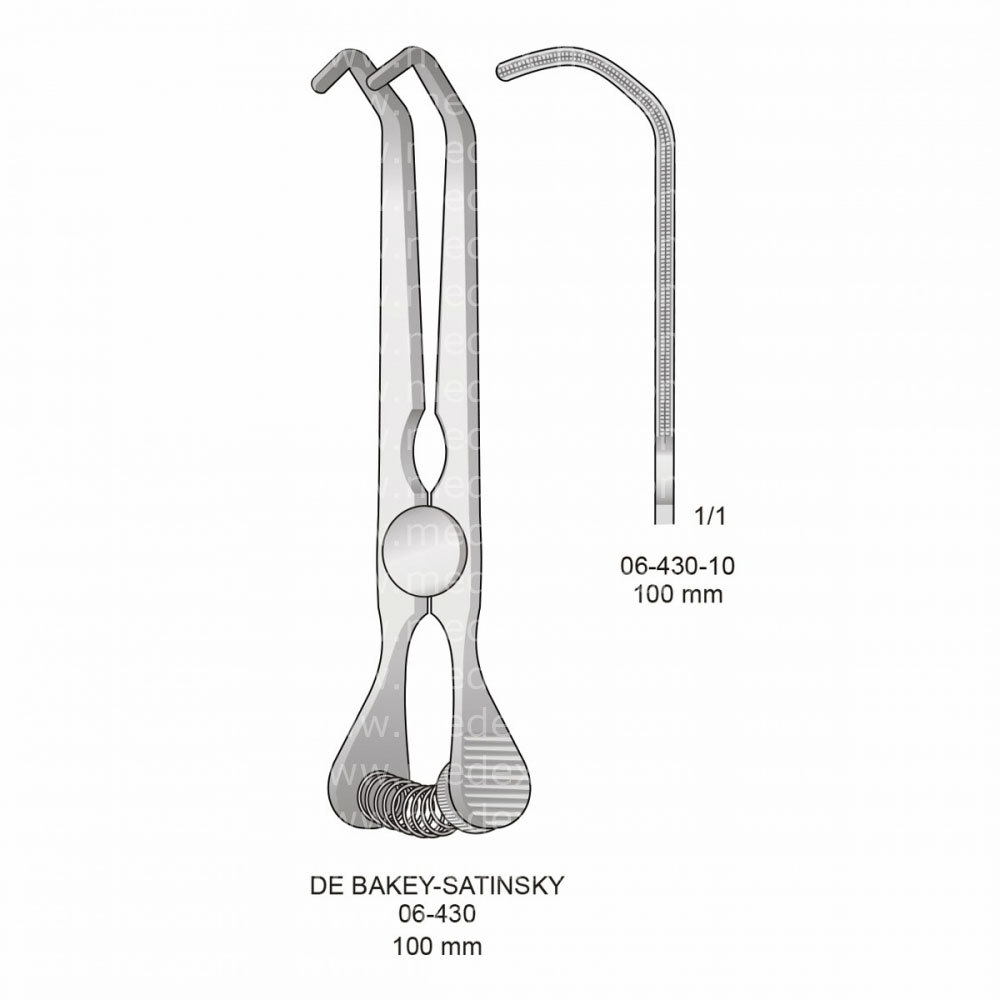 De Bakey-Satinsky Atrauma Bulldog Clamps