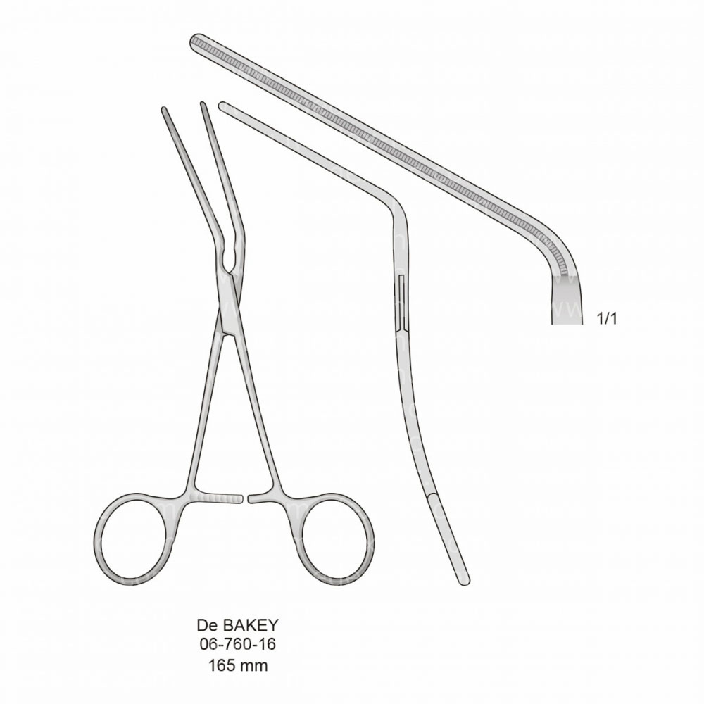 De Bakey Atraumatic Vessel Clamps