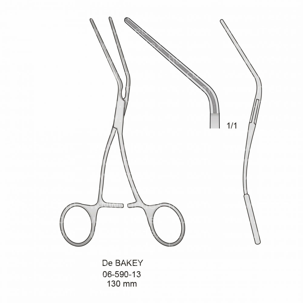 De Bakey Atraumatic Vessel Clamps