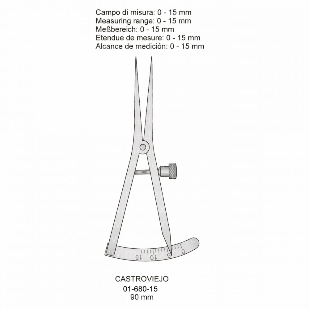 Castroviejo Measuring Instruments