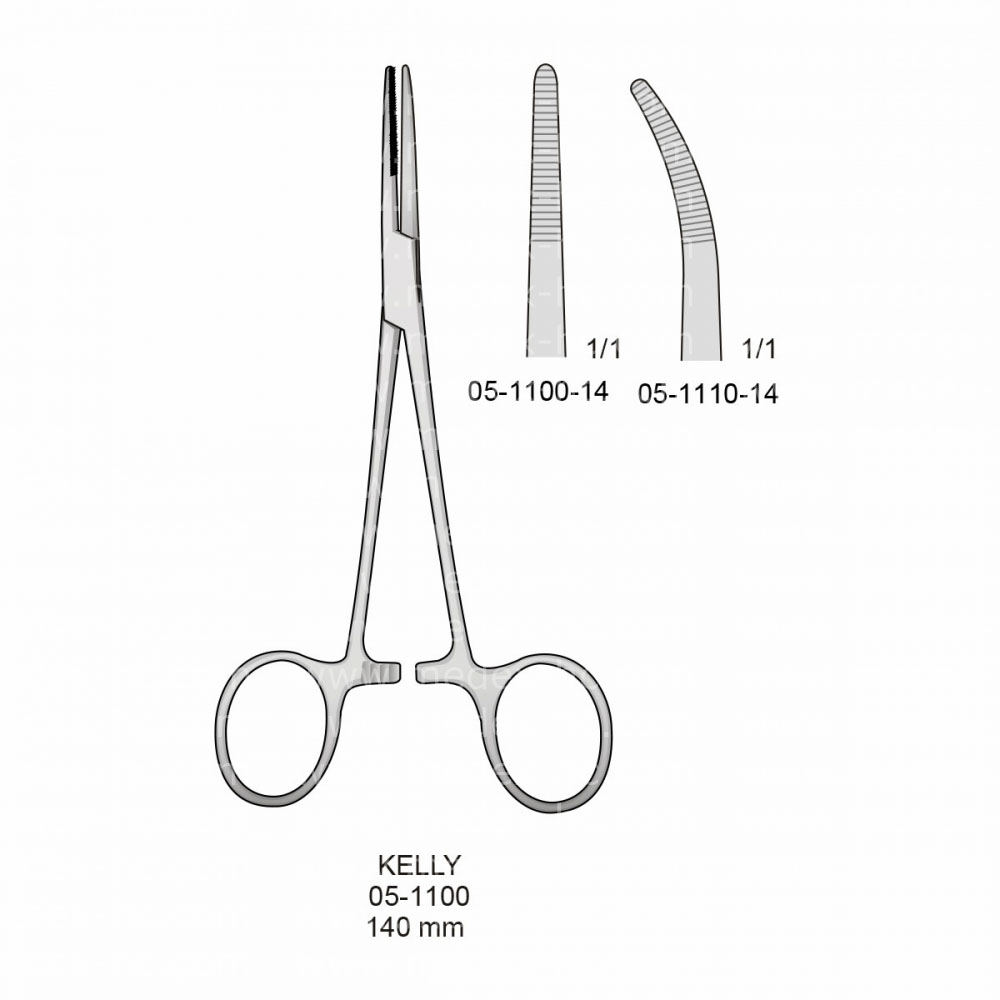 Kelly Hemostatic Forceps