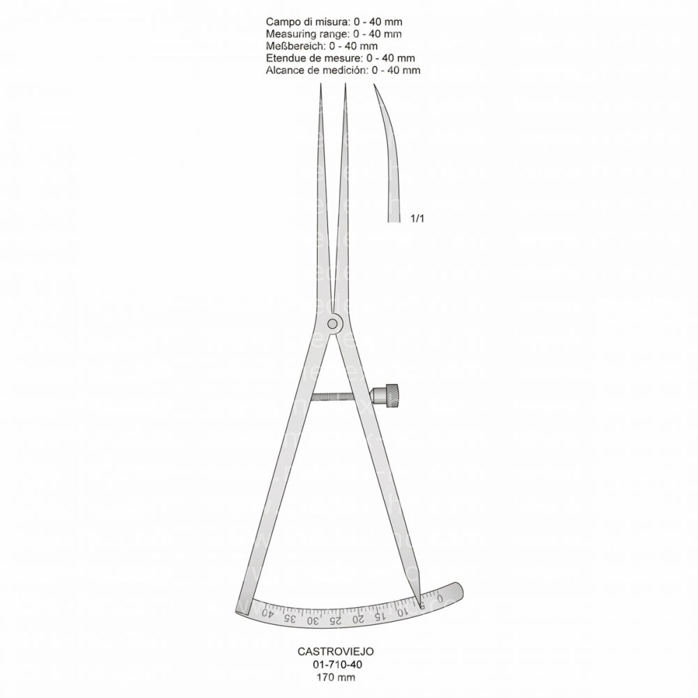 Castroviejo Measuring Instruments