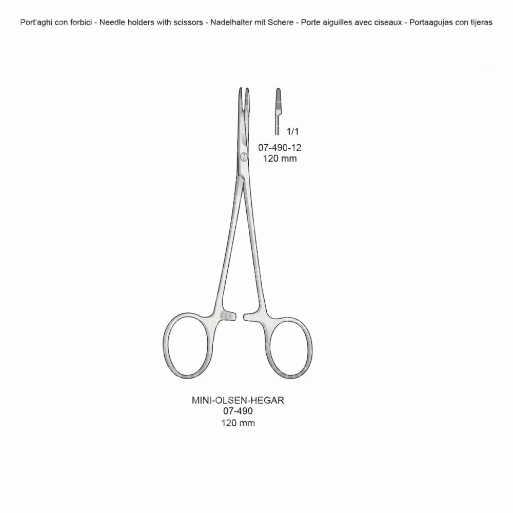 Mini-Olsen-Hegar Needle Holders