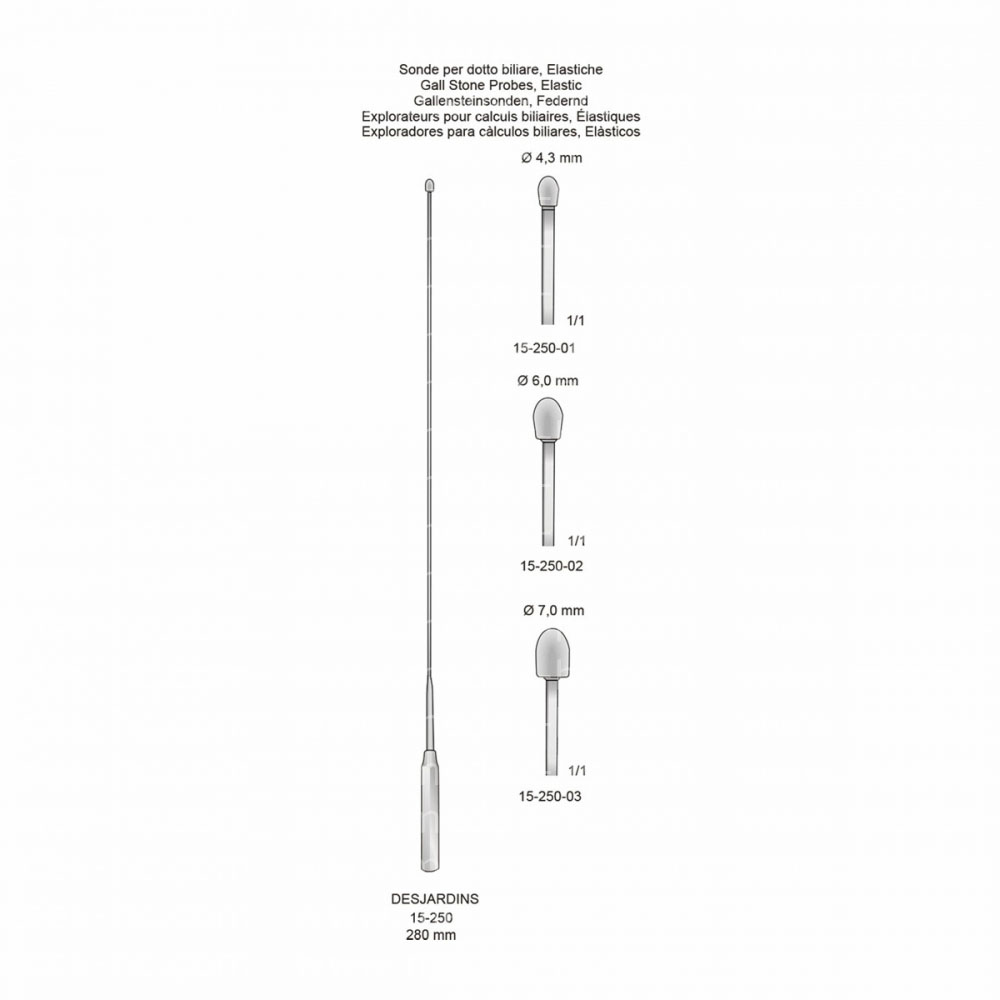 Desjardins Gall Duct Dilators