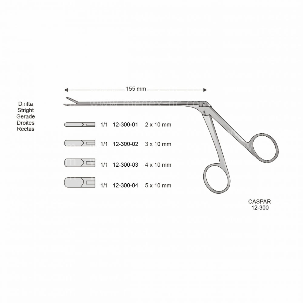 Caspar Laminectomy Rongeurs