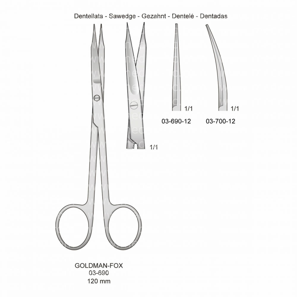 Goldman-Fox Operating Scissors