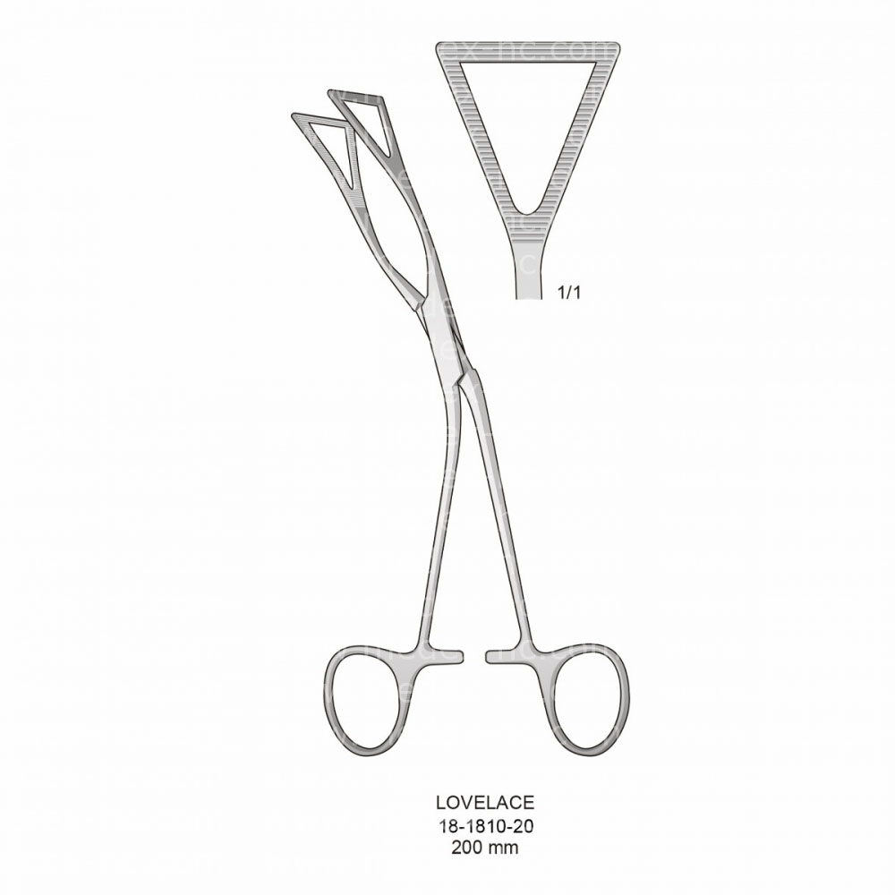 Lovelace Hemostatic Forceps