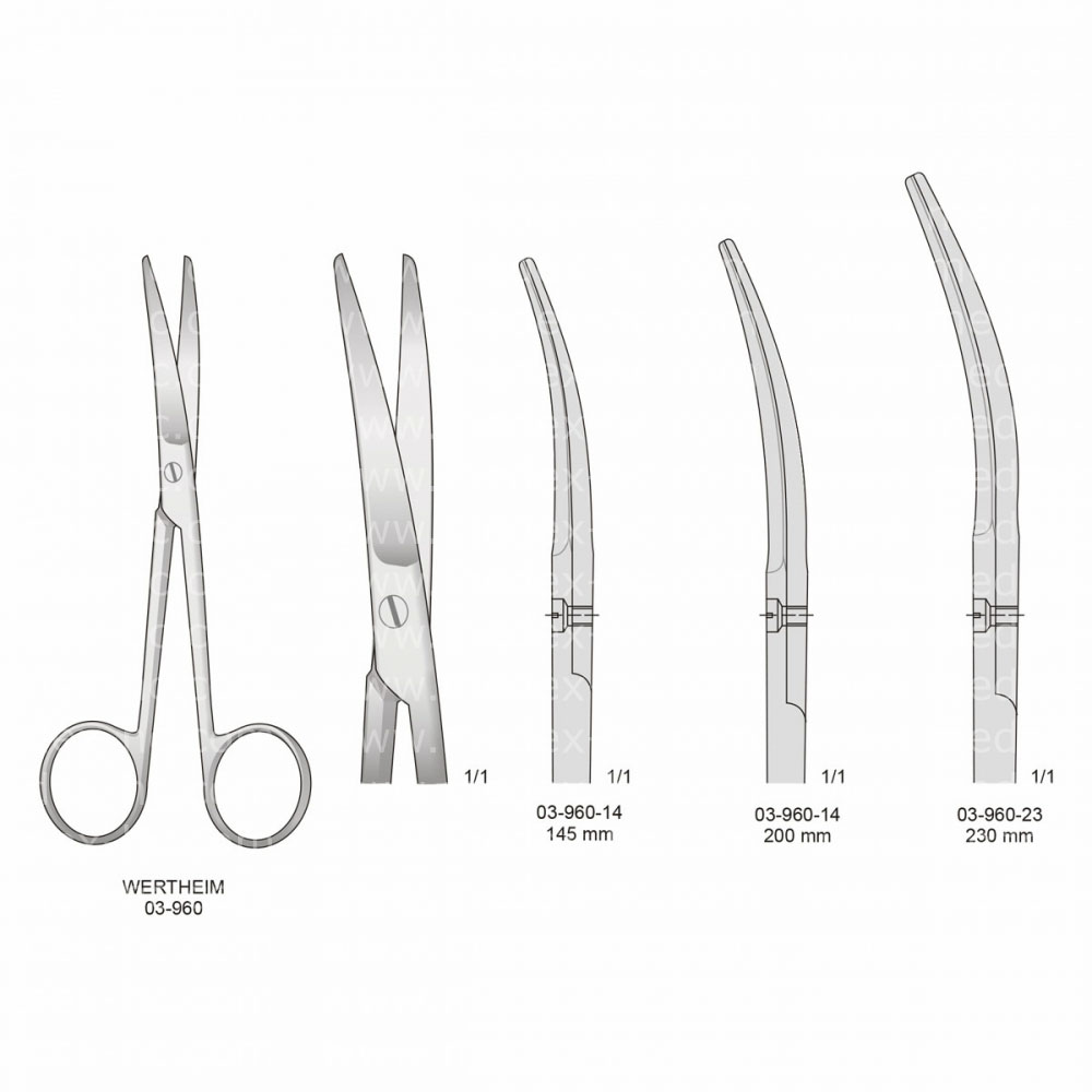 Wertheim Operating Scissors