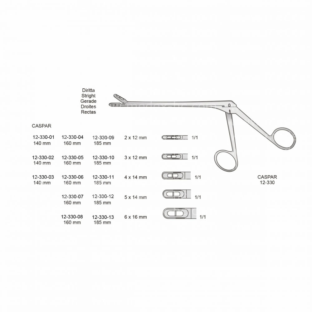 Caspar Laminectomy Rongeurs