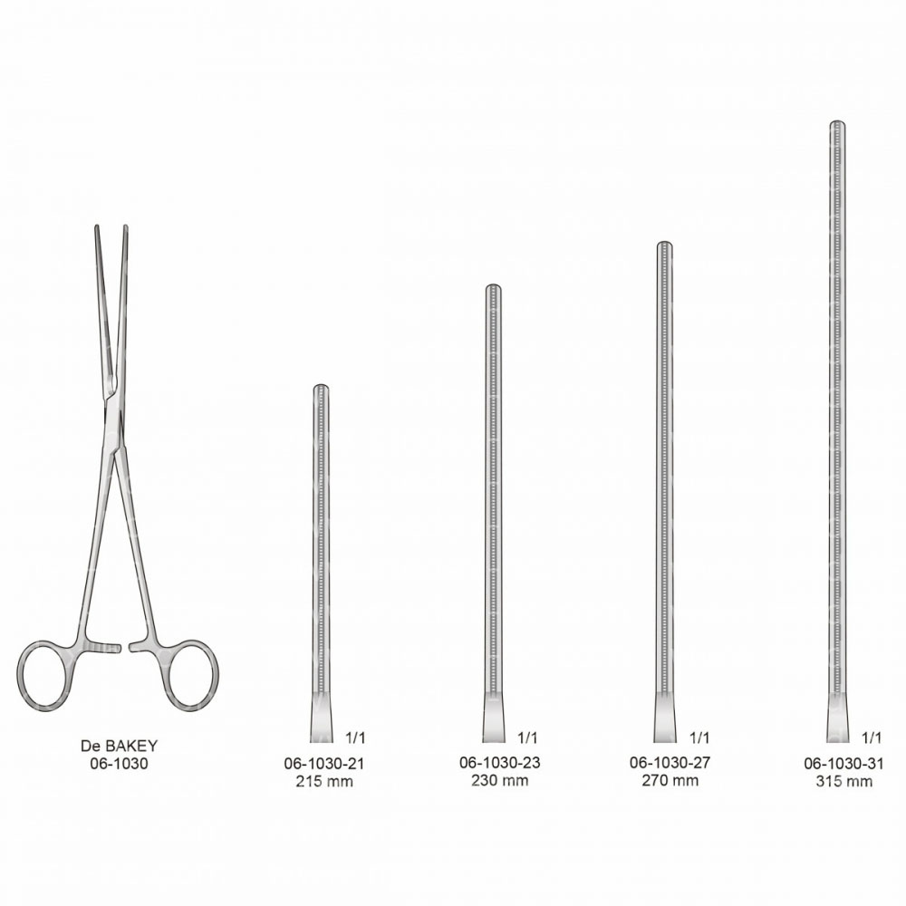 De Bakey Atraumatic Vessel Clamps