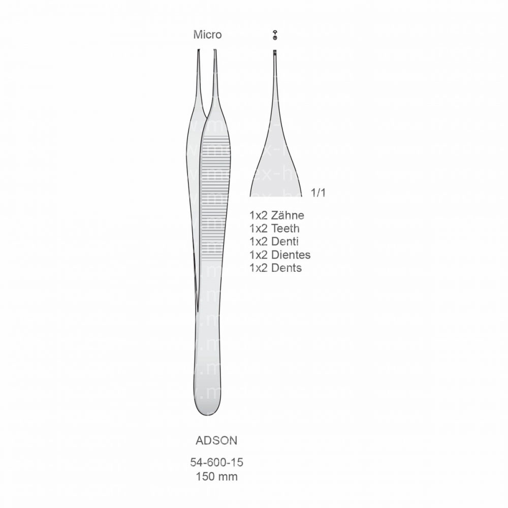 Adson Tissue and Dressing Forceps